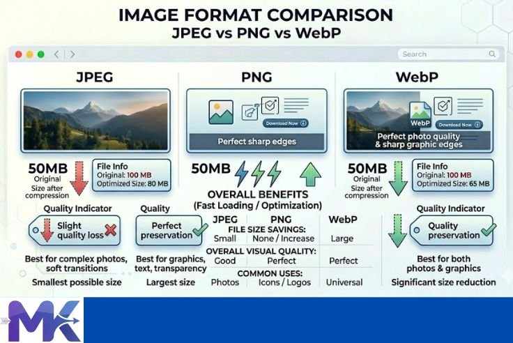 jpeg vs png vs webp image format comparison