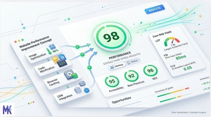 compressed images improve google page speed score