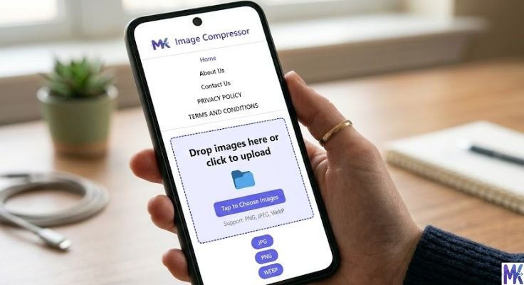 reduce passport photo size on mobile phone online
