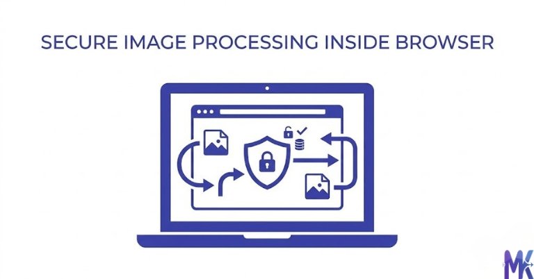secure image compression in browser without upload
