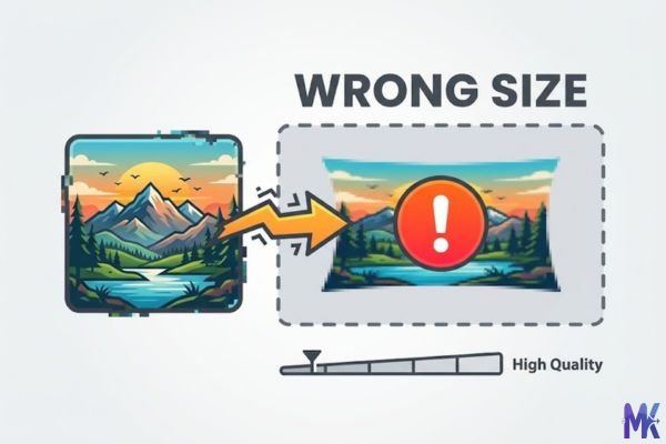 Image quality loss due to incorrect resizing