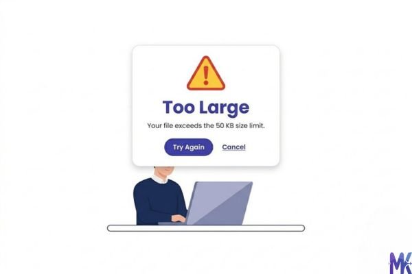 file size too large error during upload