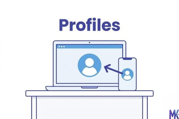 job and freelance profile photo illustration