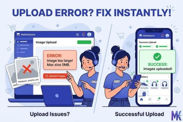 meesho product upload image too large error solution